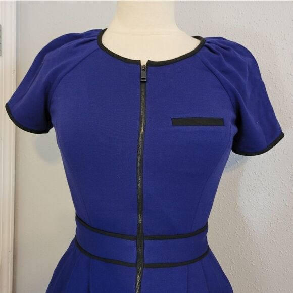 Jason wu full Zip Up Fit And Flare Dress Sz 4 - Picture 3 of 11